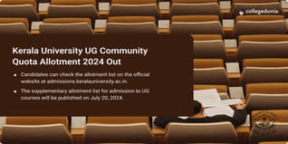 Kerala University UG Community Quota Allotment 2024 Out @keralauniversity.ac.in, Get Direct Link Here
